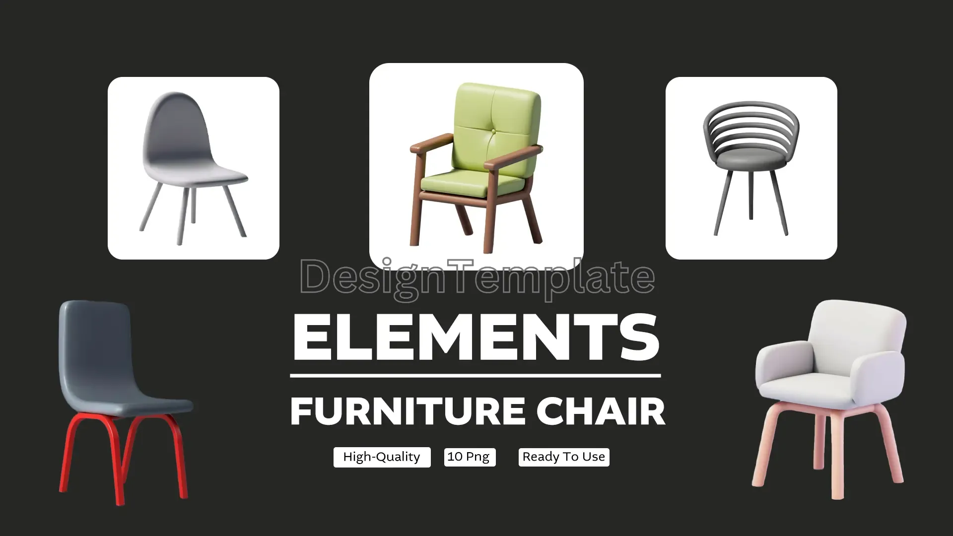 Chair Charms 3D Chair Graphics Pack image